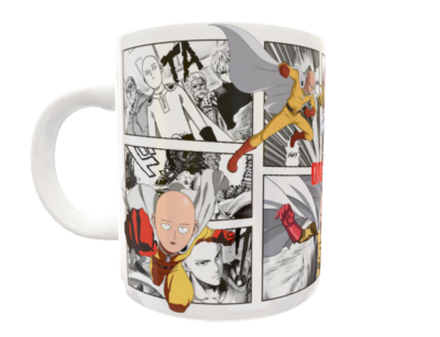 One Punch Man Manga Plantilla Editable para Sublimación de Taza - Imagen 11