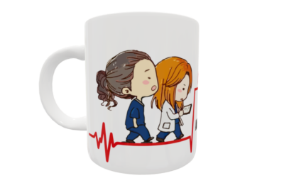 Anatomía de Grey, Eres mi Persona Plantilla Editable para Sublimación de Taza