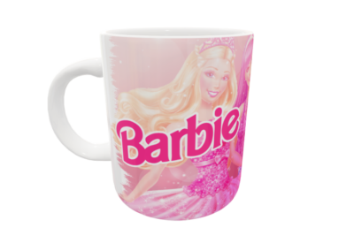Barbie #02 Plantilla Editable para Taza