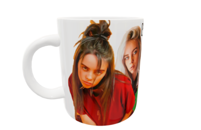 Billie Eilish Plantilla Editable para Taza