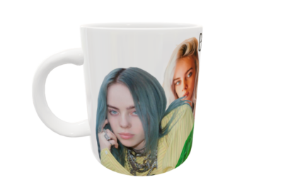 Billie Eilish #02 Plantilla Editable para Taza