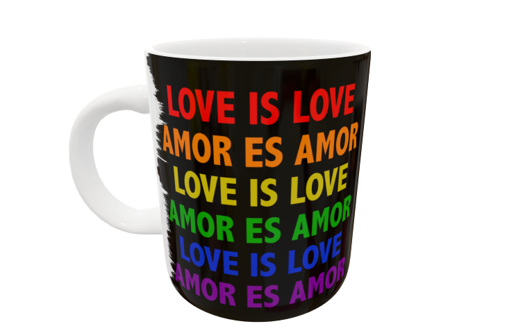 Mickey Mouse Love is Love Plantilla Editable para Taza - Imagen 10