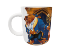 La Bella y La Bestia Plantilla Editable para Taza