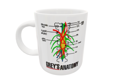 Anatomia de Grey Plantilla Editable para Sublimación de Taza