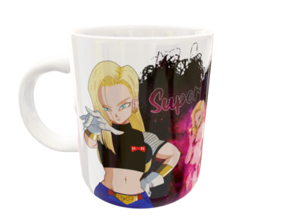 Súper Androide Número 18 Plantilla Editable para Taza - Imagen 10