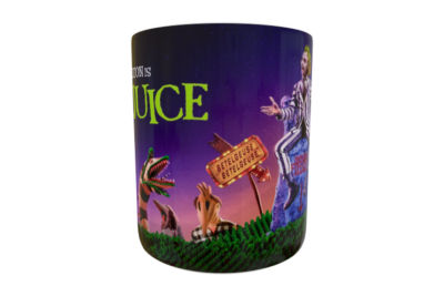 Beetlejuice Plantilla Editable para Sublimación de Taza