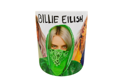 Billie Eilish #02 Plantilla Editable para Taza