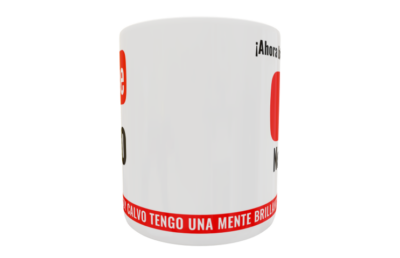 Yotube Pelo Plantilla Editable para Taza