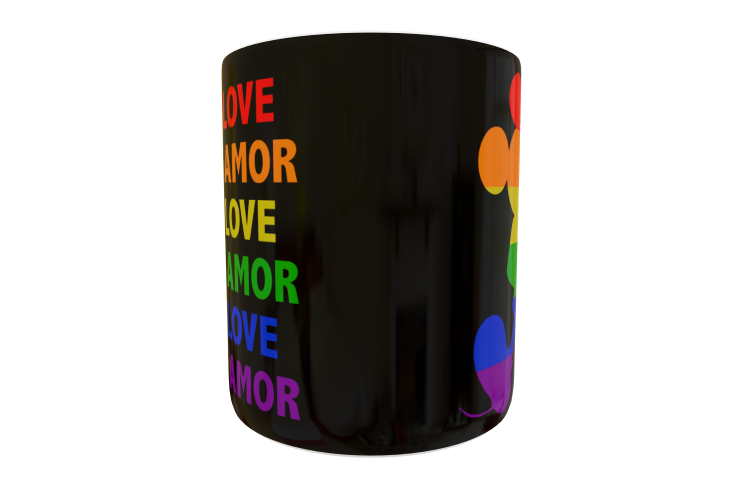 Mickey Mouse Love is Love Plantilla Editable para Taza - Imagen 11