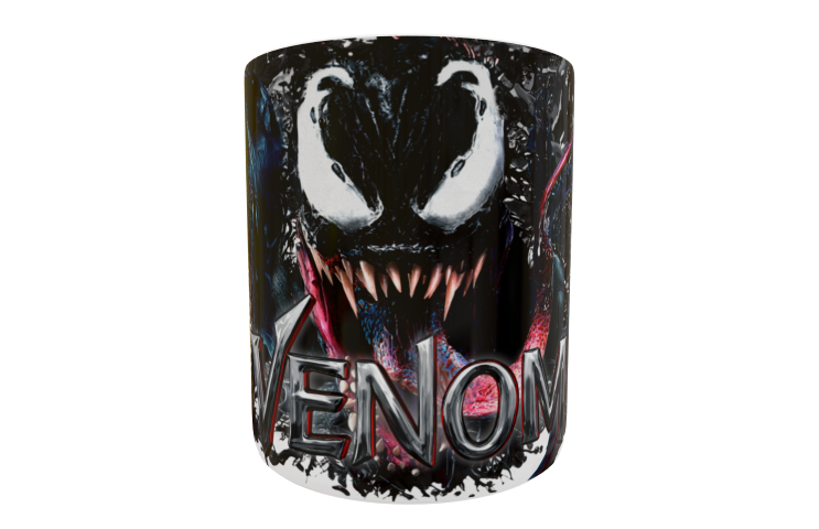 Venom Plantilla Editable para Taza Gratis