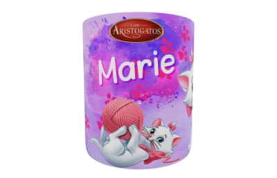 Aristogatos, Gatita Marie Plantilla Editable para Sublimación de Taza