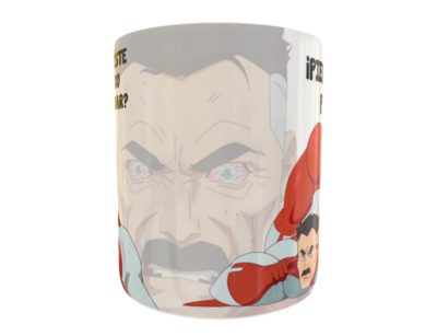 Omni Man, ¡Piensa Mark, Piensa!!! Plantilla Editable para Taza - Imagen 4