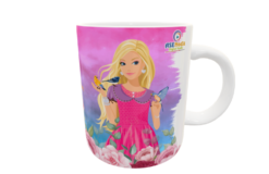 Barbie Plantilla Editable para Taza