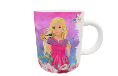Barbie Plantilla Editable para Taza