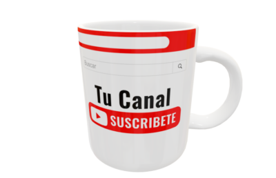 Canal de Youtube Plantilla Editable para Taza - Imagen 11