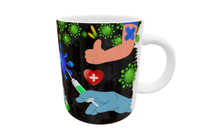 Sobreviví a la Primer Vacuna Coronavirus Plantilla Editable para Taza - Imagen 11