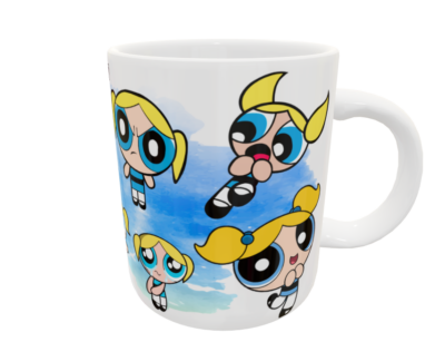 Chicas Súper Poderosas, Burbuja Plantilla Editable para Taza - Imagen 12