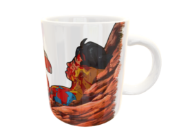 ¡Piensa Mark, Piensa! Omni Man Invencible Plantilla Editable para Taza Gratis