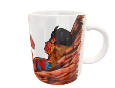 ¡Piensa Mark, Piensa! Omni Man Invencible Plantilla Editable para Taza Gratis