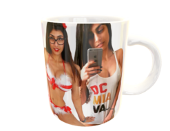 Mia Khalifa #03 Plantilla Editable para Taza
