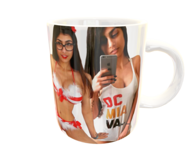 Mia Khalifa #03 Plantilla Editable para Taza