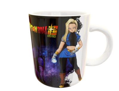 Súper Androide Número 18 Plantilla Editable para Taza - Imagen 11