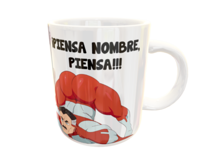 Omni Man, ¡Piensa Mark, Piensa!!! Plantilla Editable para Taza - Imagen 6