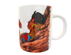 ¡Piensa Mark, Piensa! Omni Man Invencible Plantilla Editable para Taza Gratis