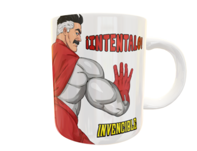 Omni Man, ¡Tú No Puedes Detenerme! Plantilla Editable para Taza - Imagen 6