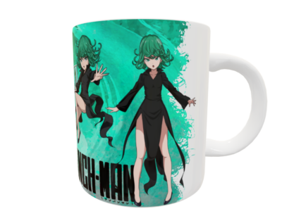 Tatsumaki, One Punch Man Plantilla Editable para Sublimación de Taza - Imagen 12