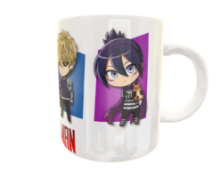 One Punch Man Chibi Plantilla Editable para Taza