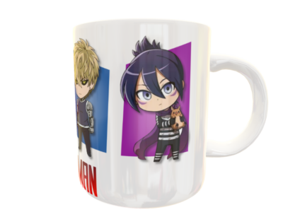 One Punch Man Chibi Plantilla Editable para Taza