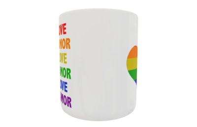 Love is Love Amor es Amor  Plantilla Editable para Taza - Imagen 3