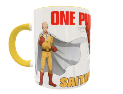 One Punch Man, Saitama Plantilla Editable para Sublimación de Taza - Imagen 2