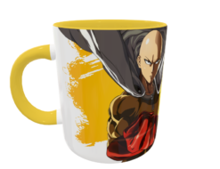 One Punch Man Plantilla Editable para Sublimación de Taza