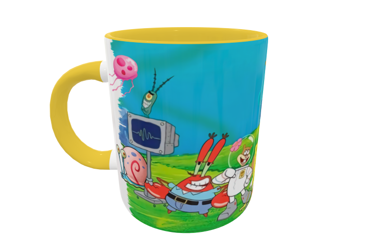 Bob Esponja Plantilla Editable para Taza - Imagen 2