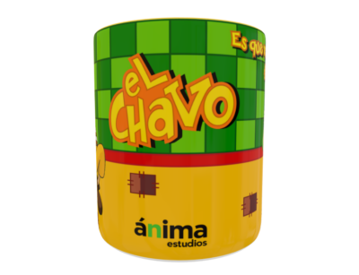 El Chavo del 8 Animado #02 Plantilla Editable para Taza - Imagen 4