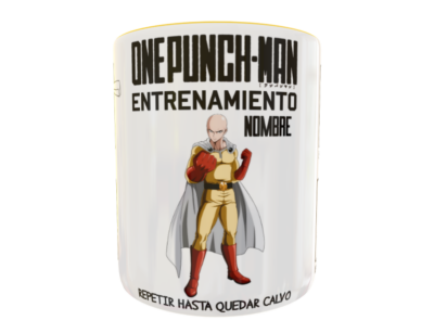 Entrenamiento One Punch Man Plantilla Editable para Sublimación de Taza - Imagen 5