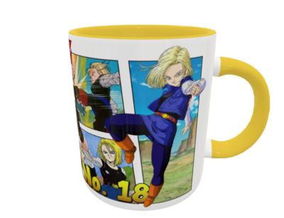 Dragon Ball Z, Número 18 Plantilla Editable para Taza - Imagen 10
