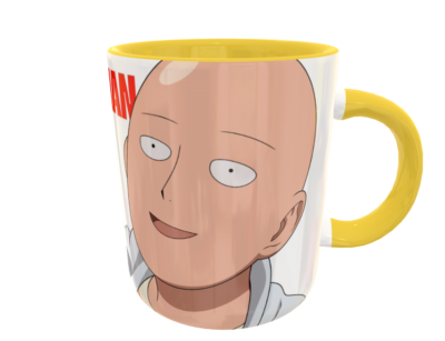 One Punch Man, Saitama Plantilla Editable para Sublimación de Taza - Imagen 6