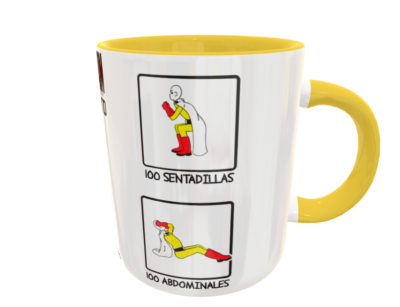 Entrenamiento One Punch Man Plantilla Editable para Sublimación de Taza - Imagen 6