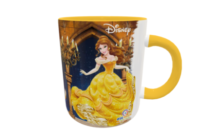 La Bella y La Bestia Plantilla Editable para Taza