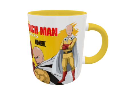 One Punch Man Plantilla Editable para Sublimación de Taza