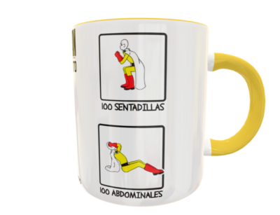 Entrenamiento One Punch Man Plantilla Editable para Sublimación de Taza - Imagen 7