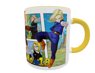 Dragon Ball Z, Número 18 Plantilla Editable para Taza - Imagen 11