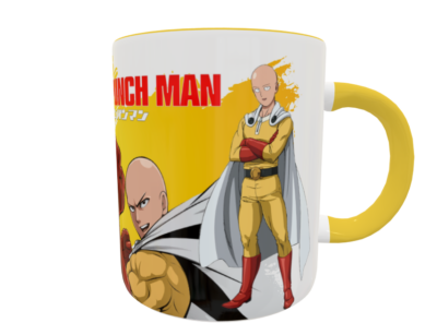 One Punch Man Plantilla Editable para Sublimación de Taza