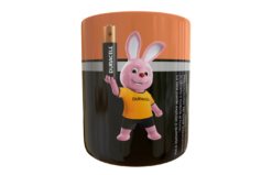 Bateria Duracell Plantilla Editable para Taza