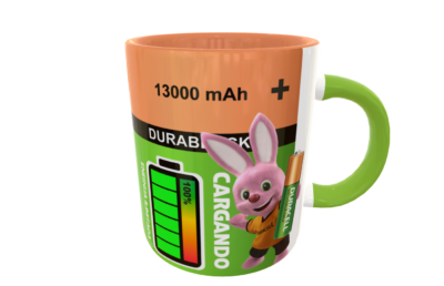Bateria Duracell Recargable Plantilla Editable para Taza