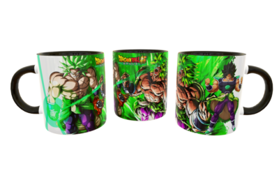 Dragon Ball Super, Broly Plantilla Editable para Taza