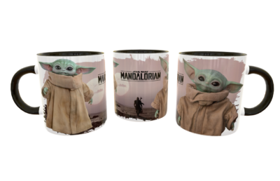 Mandalorian, Baby Yoda Star Wars Plantilla Editable para Taza - Imagen 3
